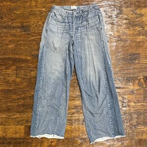 Miramar Wide-Leg Blue Jeans